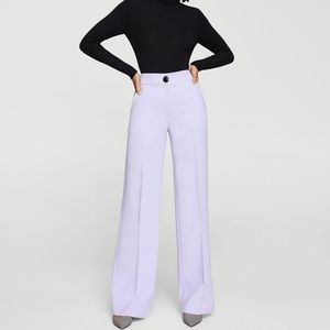 High waist palazzo trousers from Mango